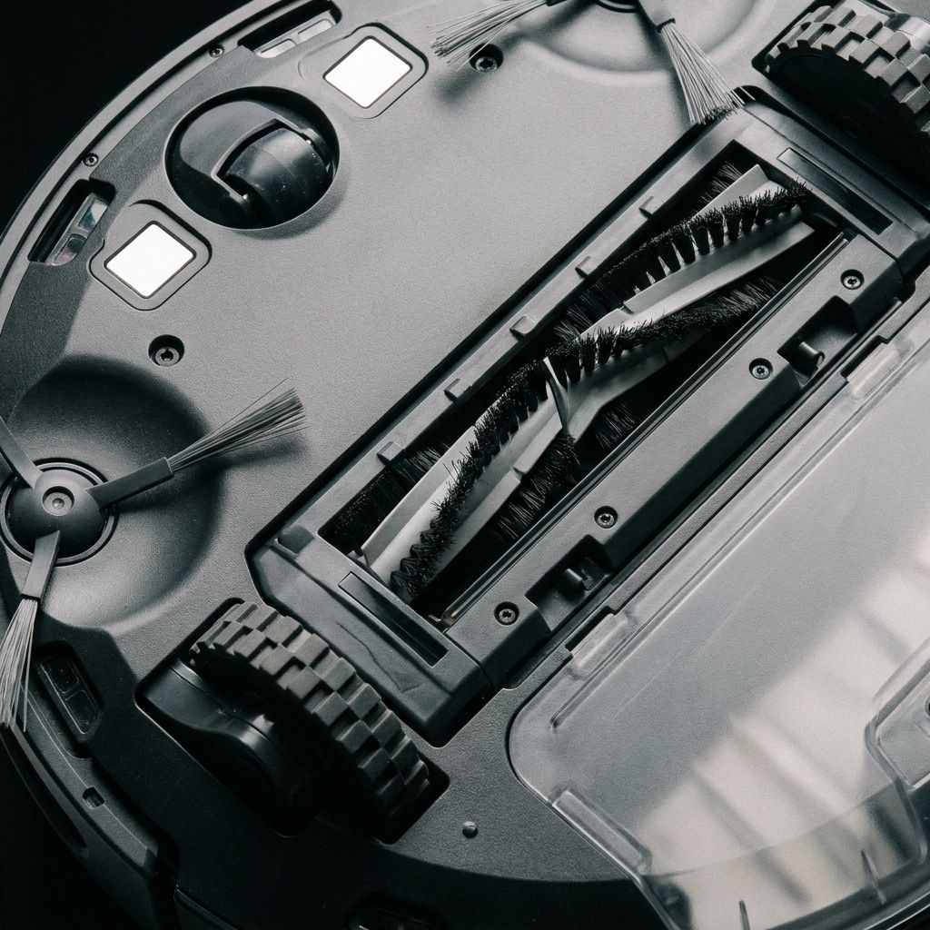Nettoyage salon robot aspirateur