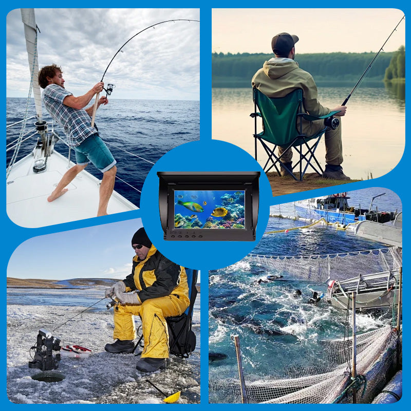 Caméra Sous-Marine HD 4,3" – Poissons en Direct 30m
