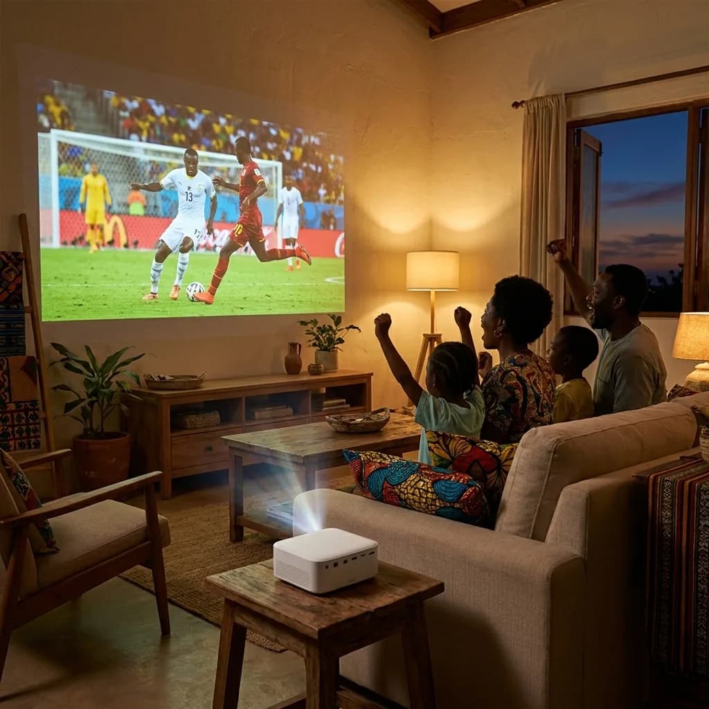 Mini Projecteur HD Wi-Fi — Cinéma à la Maison jusqu’à 150"