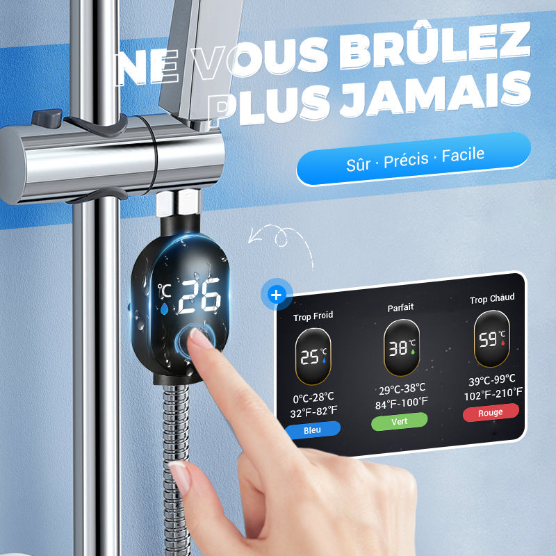 ThermoShower™ | Thermomètre de Douche Digital – Température Instantanée