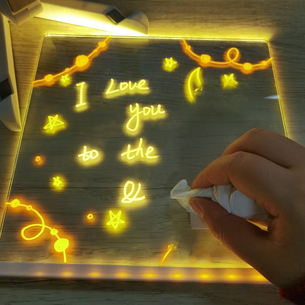 Tableau Lumineux LED Effaçable