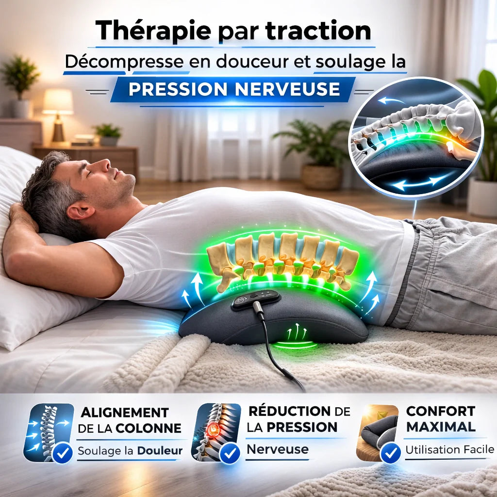 RelaxiVio™ Masseur Dorsal 3-en-1 – Sciatique & Dos