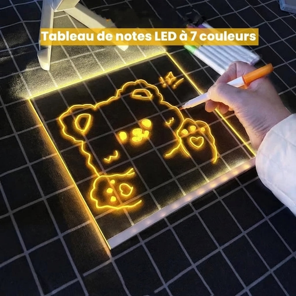Tableau Lumineux LED Effaçable