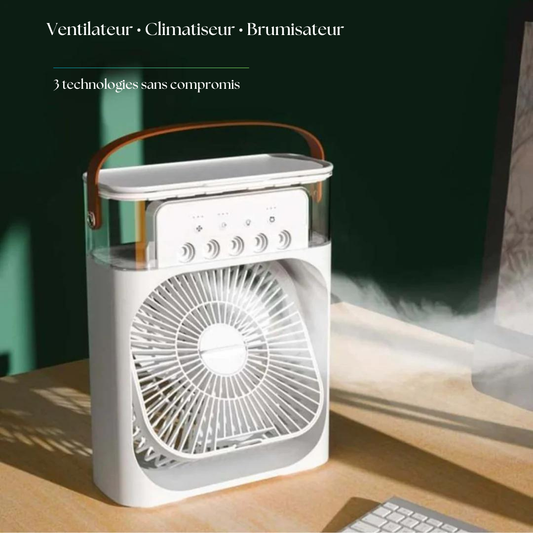 Ventilateur Humidificateur - Frais & Silencieux