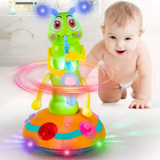 Chenille Dansante Musicale™ – Jouet d’Éveil Interactif
