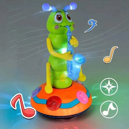 Chenille Dansante Musicale™ – Jouet d’Éveil Interactif