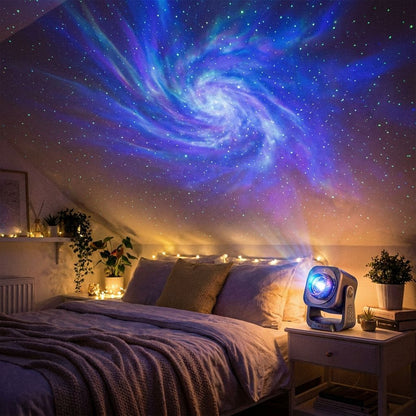Ciel étoilé dans une chambre