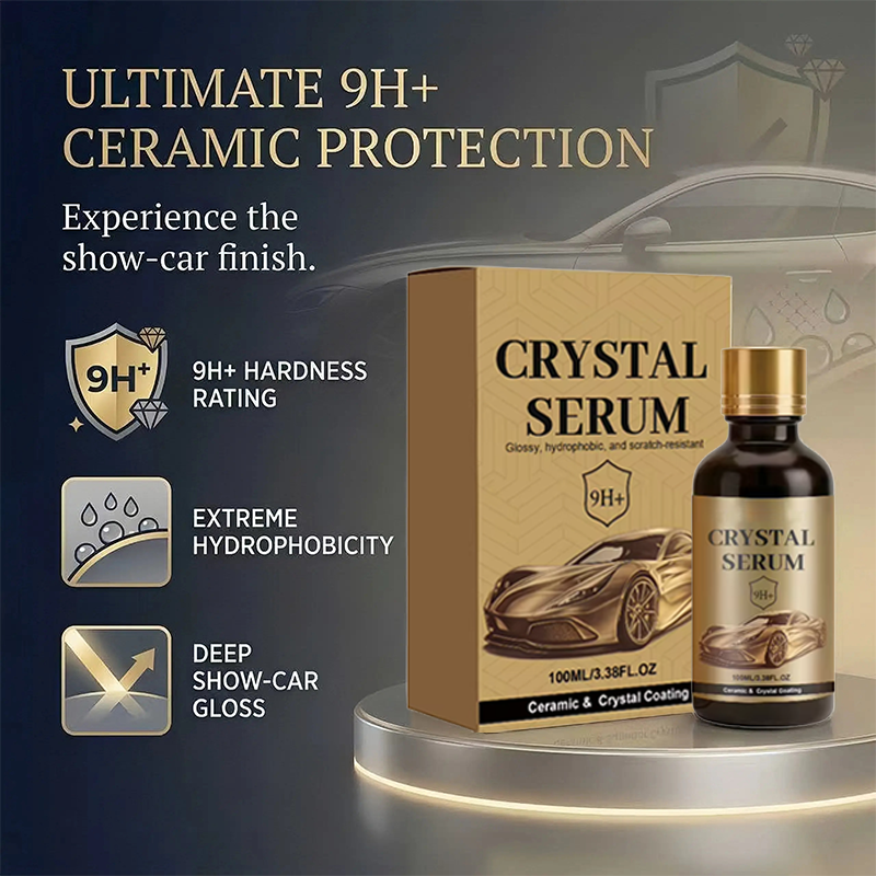 🚘Kit de revêtement céramique pour voiture - Crystal Serum