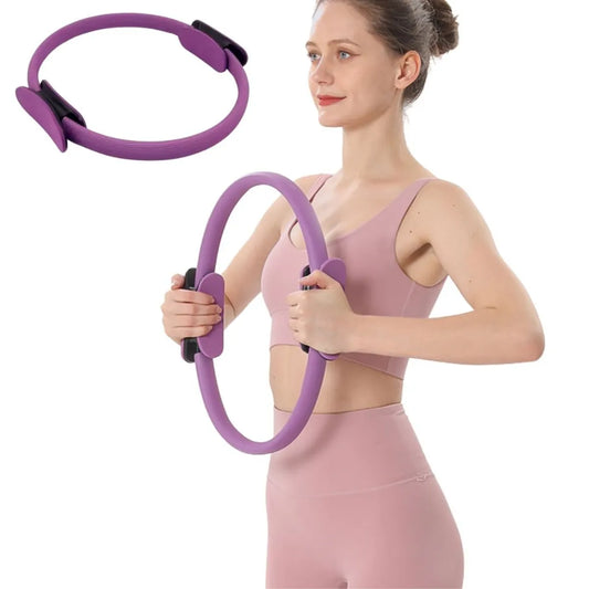 Ring Pilates Double Poignée Résistance Douce